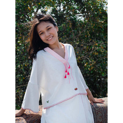 Nikasha Bulbul Hand Woven Cotton Top