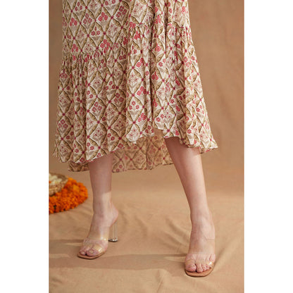Nikasha Bespoke Hand Mirror Work Dress