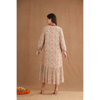 Nikasha Bespoke Hand Mirror Work Dress