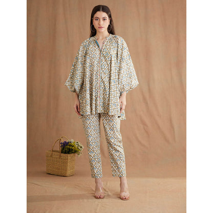 Nikasha Bespoke Gathered Neck Shirt Dress