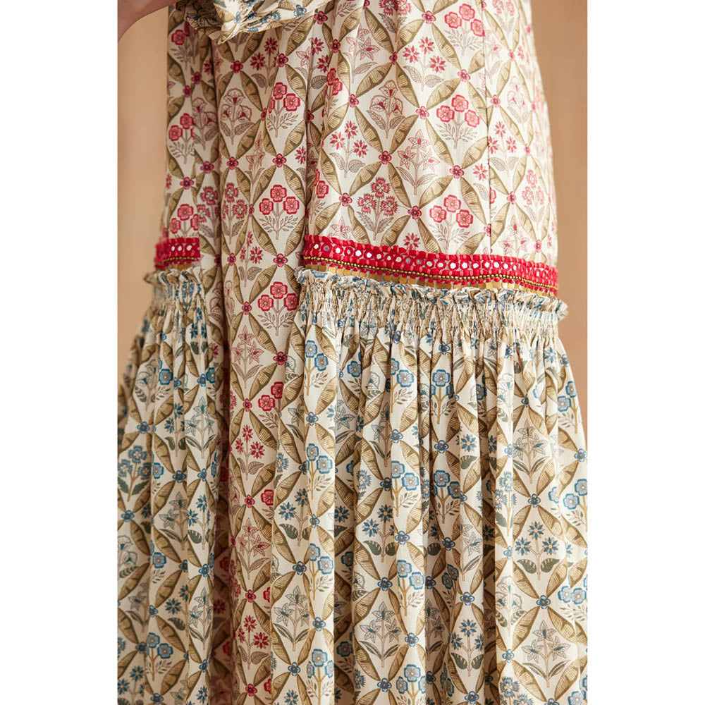 Nikasha Bespoke Mughal Print Co-Ord (Set of 2)