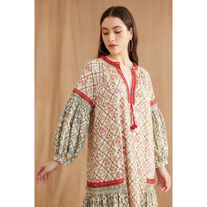 Nikasha Bespoke Mughal Print Co-Ord (Set of 2)