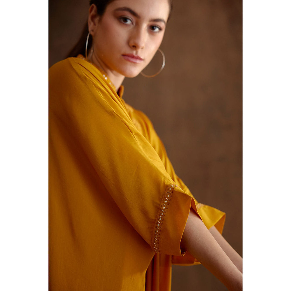Nikasha Ochre Kaftan Dress