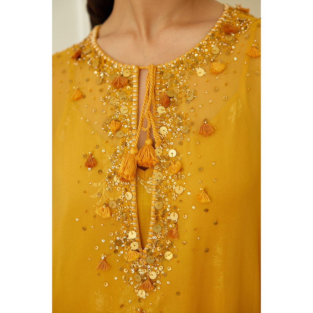Nikasha Ochre Kaftan (Set of 2)