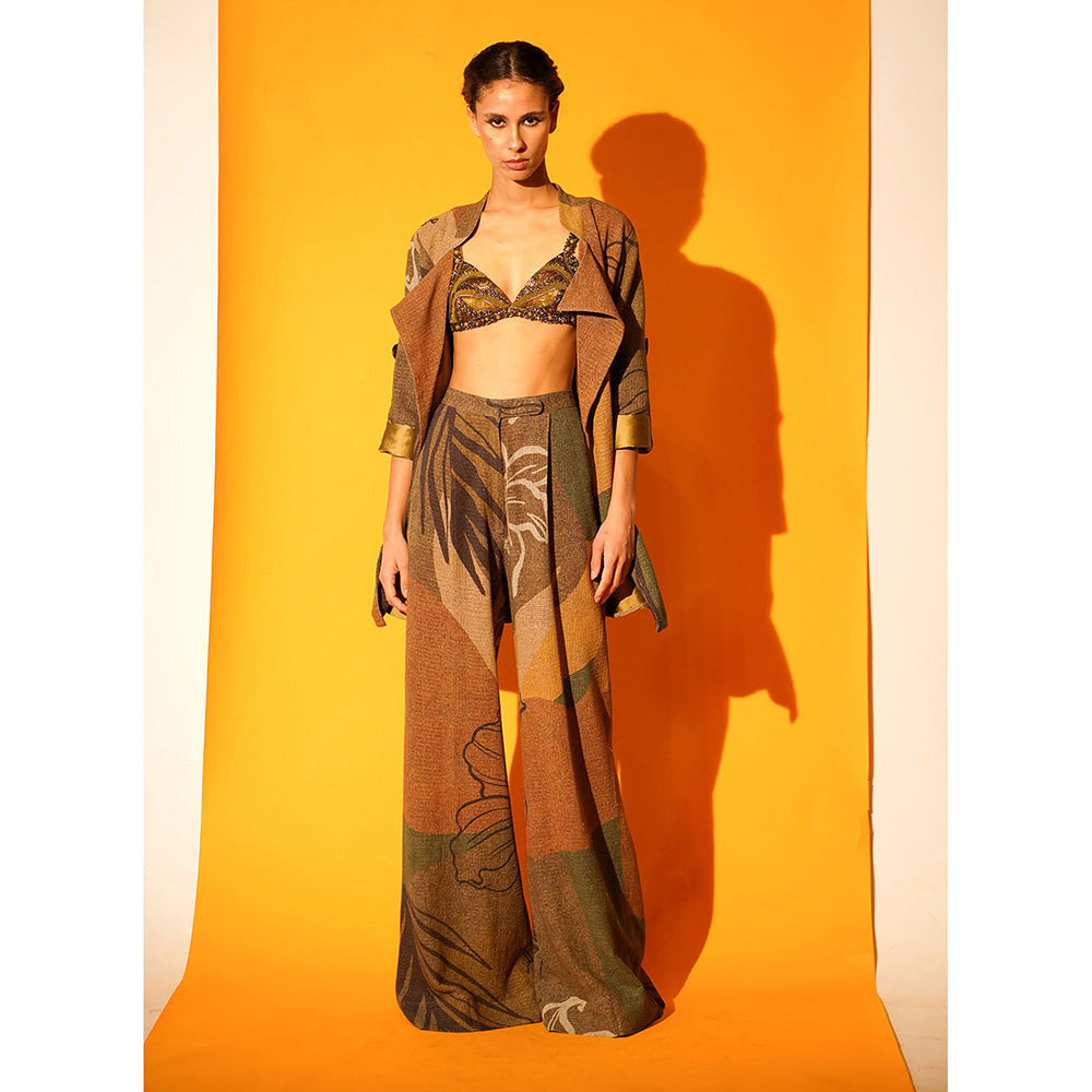 Nikita Mhaisalkar African Baroque Hand Embroidered Bralette