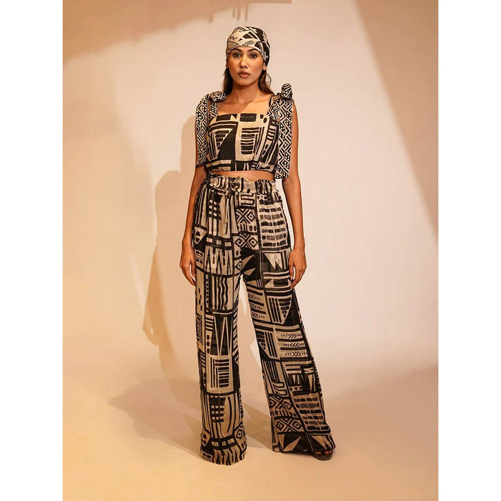 Nikita Mhaisalkar Multicolored Aztec Print Pants