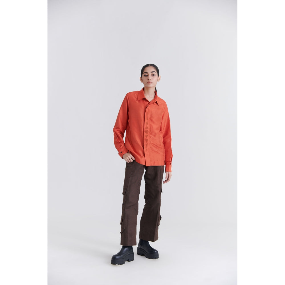 No Grey Area Lily Bloom Boxy Fit Shirt