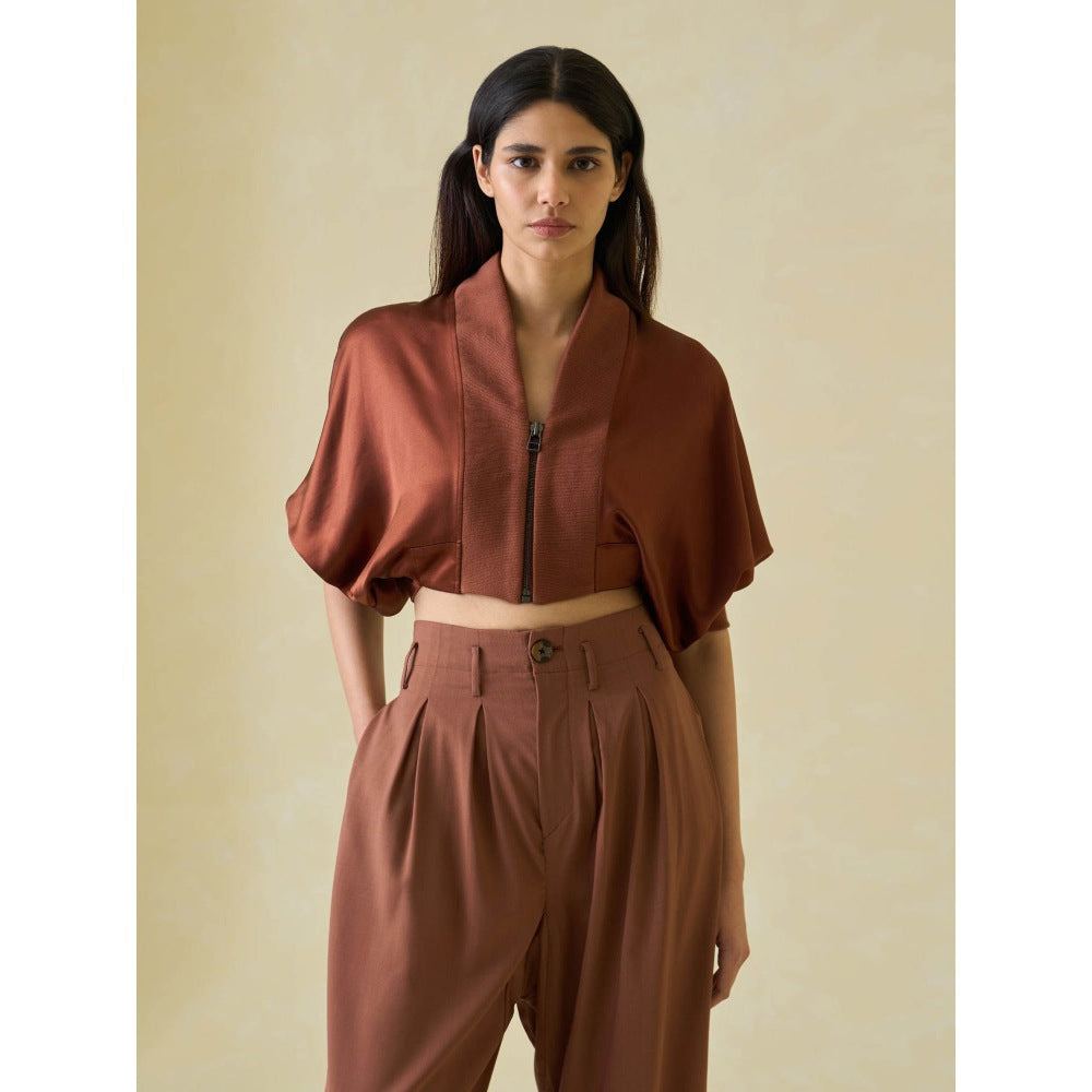 No Grey Area Brown Directional Crop