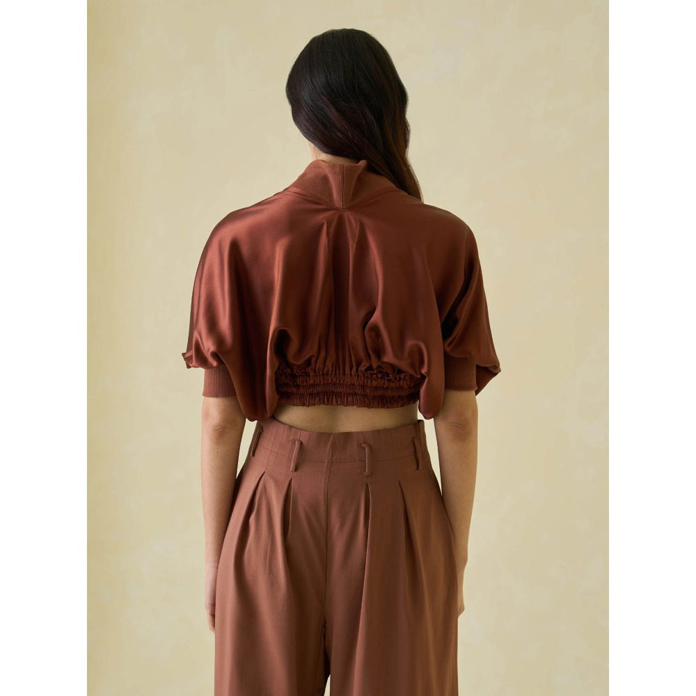 No Grey Area Brown Directional Crop