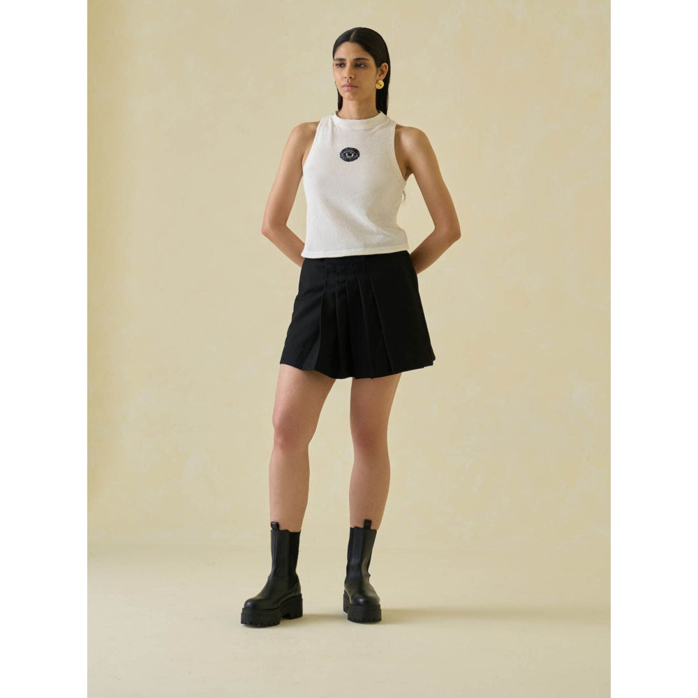No Grey Area White Third Eye Tank Top