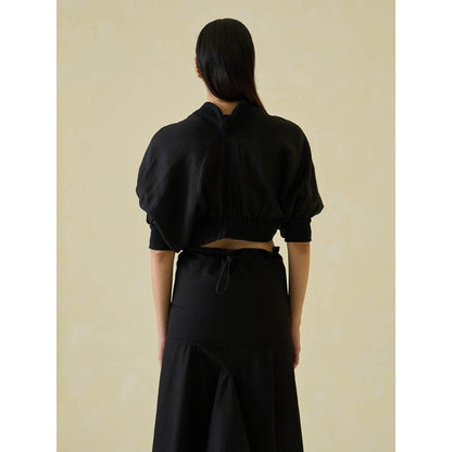 No Grey Area Cropped Directional Bomberand Technical Co-ord (Set of 2)