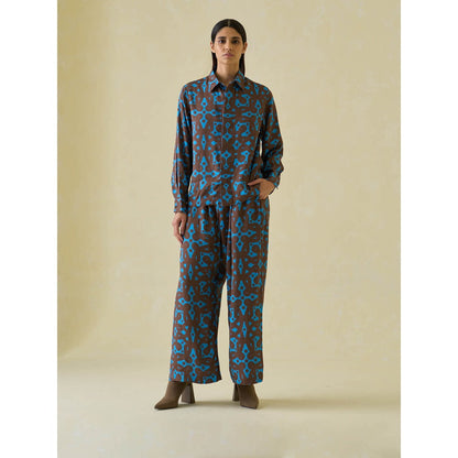 No Grey Area Kolam Boxy and Kolam Bollywood Co-ord (Set of 2)