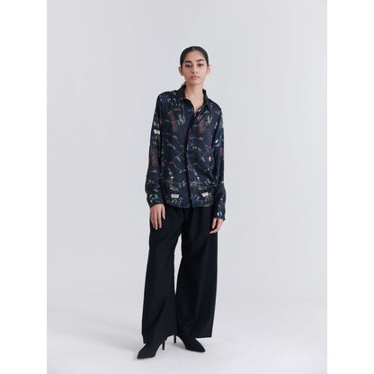 No Grey Area Black Maalai Shirt