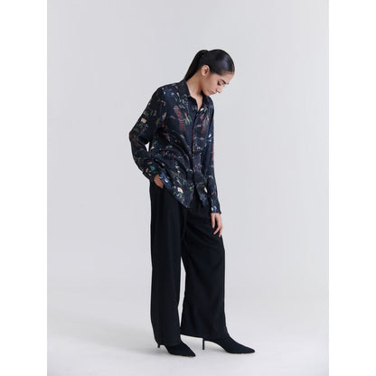 No Grey Area Black Maalai Shirt