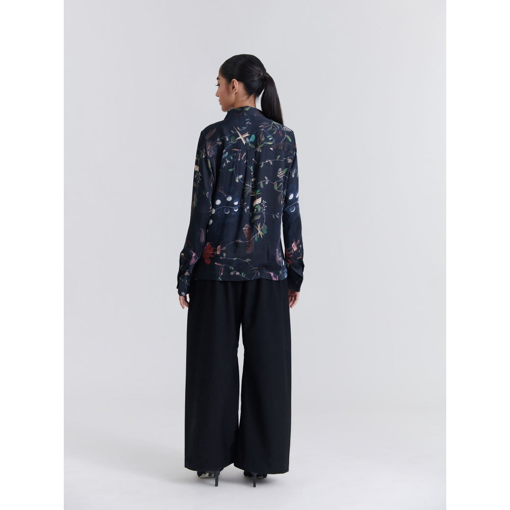 No Grey Area Black Maalai Shirt