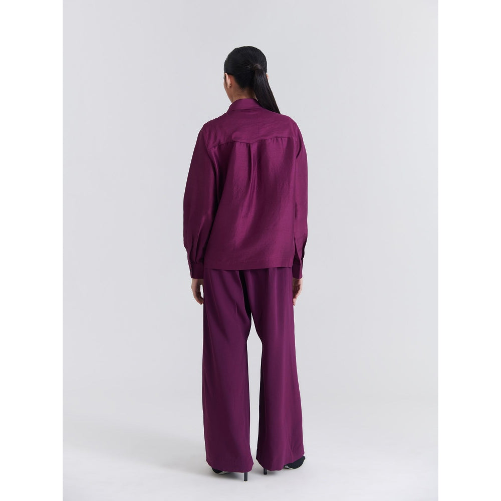 No Grey Area Purple Ladder Shirt