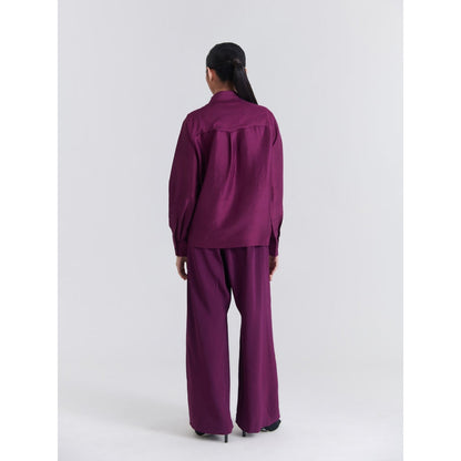 No Grey Area Purple Ladder Shirt