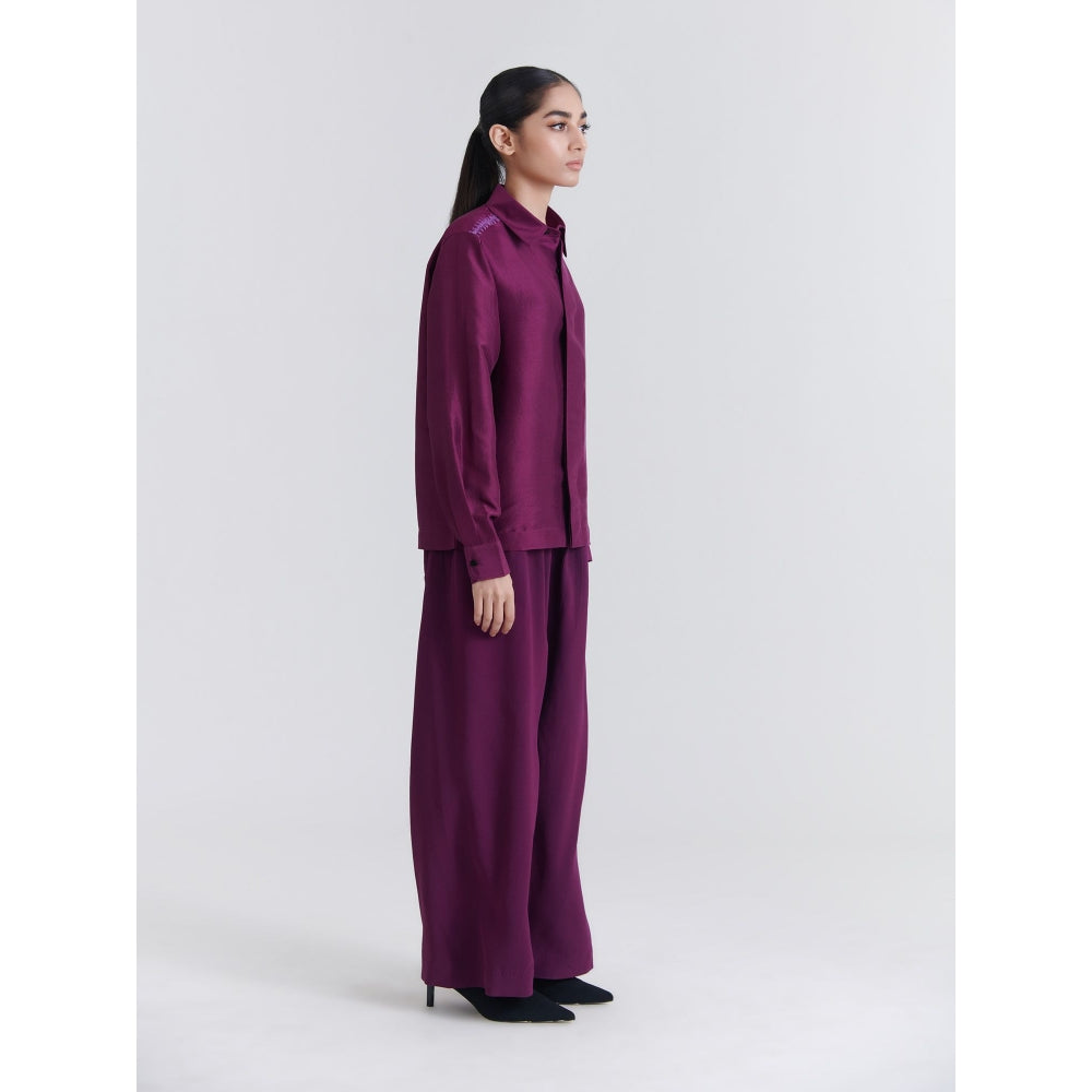 No Grey Area Purple Ladder Shirt