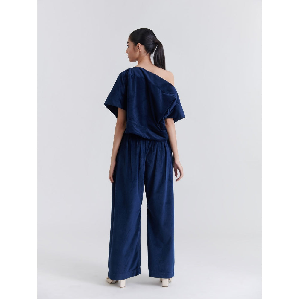 No Grey Area Navy Blue Bollywood Trouser