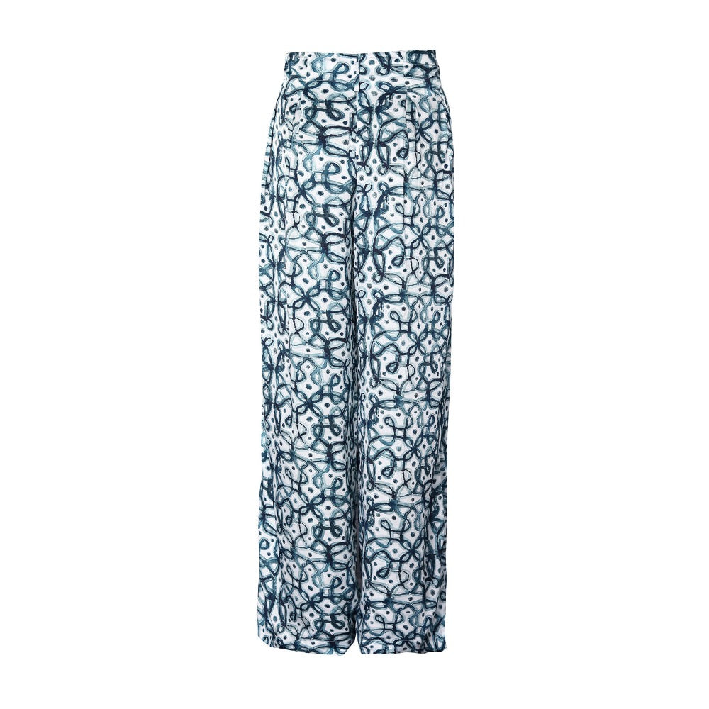 No Grey Area Watercolour Kolam Bollywood Pant