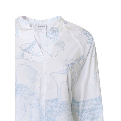 No Grey Area Surrealist Tunic Top
