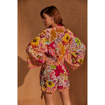 NOIB Thea Kaftan Into The Wild with Belt (Set of 2)