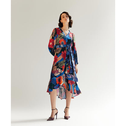 NOIB Luna Amazonica Printed Midi Dress (Set of 2)