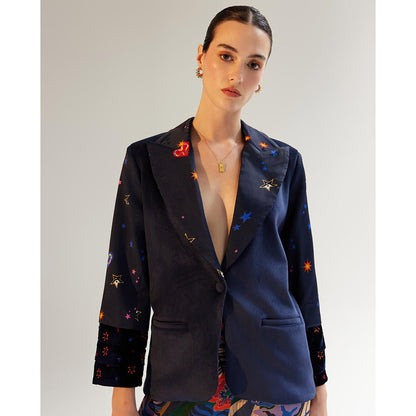 NOIB Dua Garden Of Eden Printed Blazer
