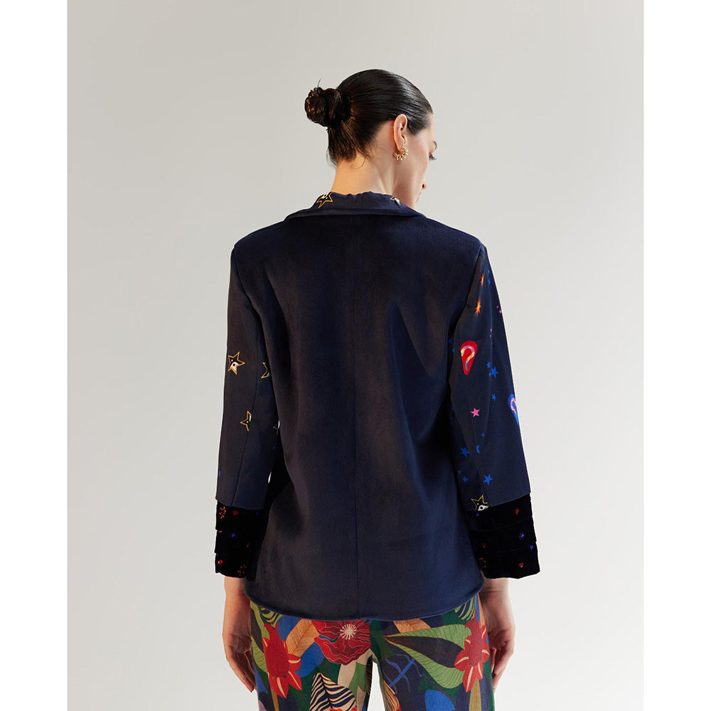 NOIB Dua Garden Of Eden Printed Blazer