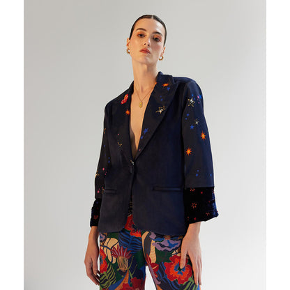 NOIB Dua Garden Of Eden Printed Blazer
