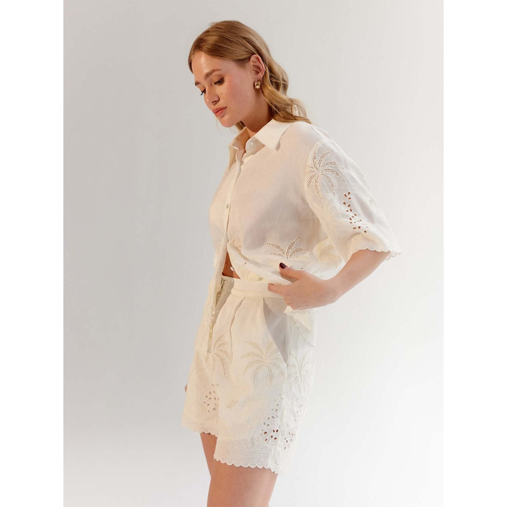 NOIB Deya Shorts - White