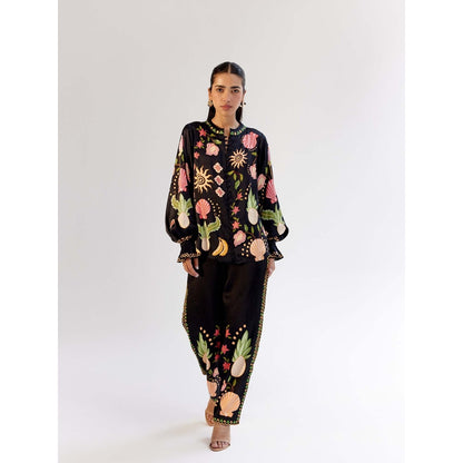 NOIB Ilia Pant - Seashell -Black