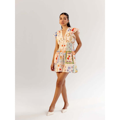NOIB Estella Mini Dress - Boardgame