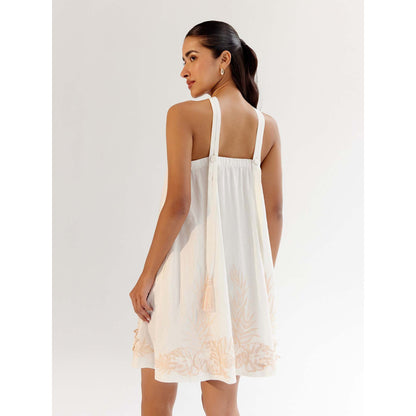 NOIB Aida Mini Dress - White