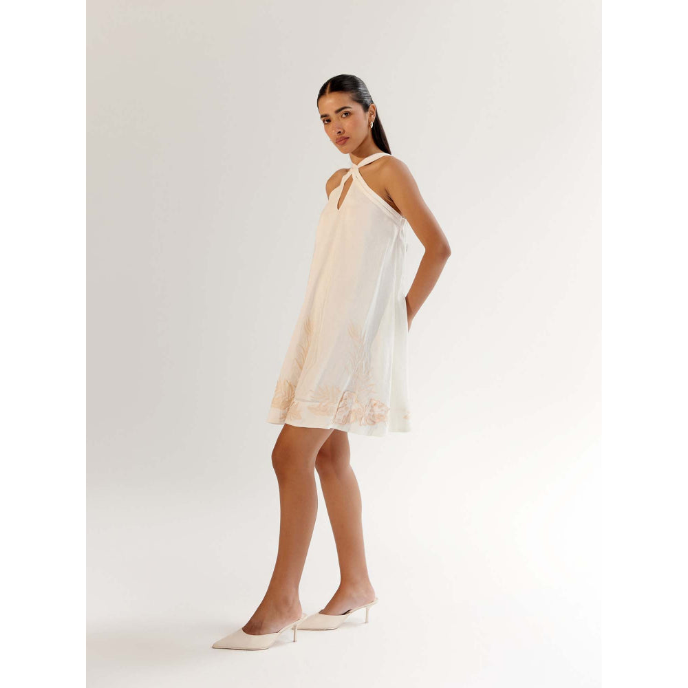 NOIB Aida Mini Dress - White