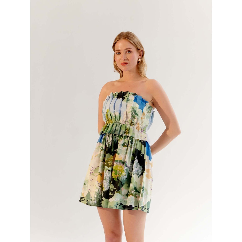 NOIB Isabella Mini Dress - Forest