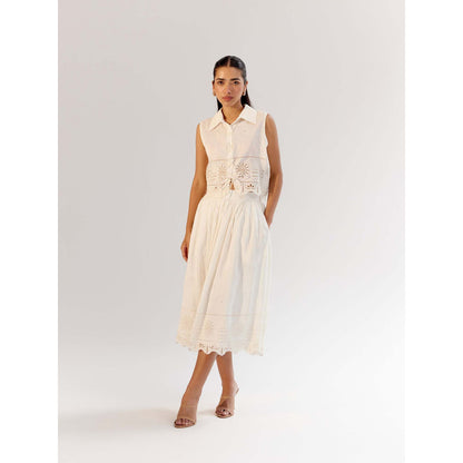 NOIB Freya Skirt - White
