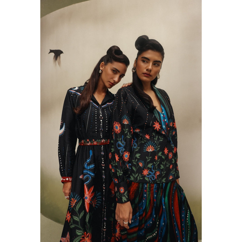NOIB Black Celia Maxi - Garden Dancers