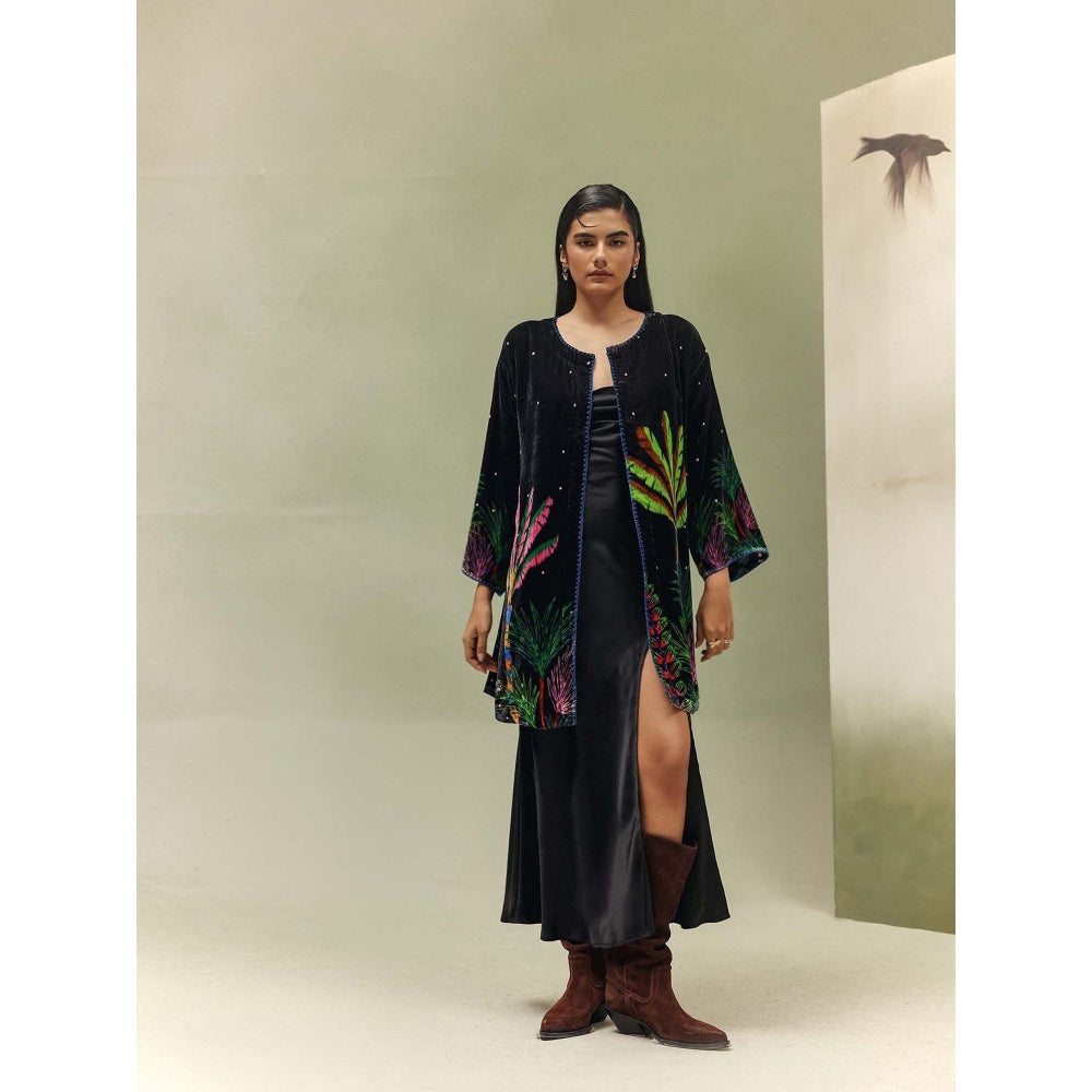 NOIB Black Demi Shrug - Night Safari