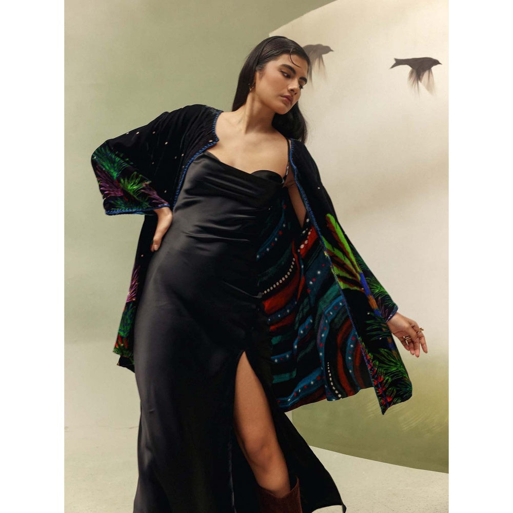 NOIB Black Demi Shrug - Night Safari