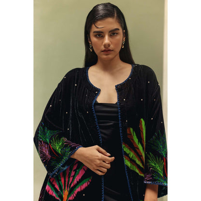 NOIB Black Demi Shrug - Night Safari