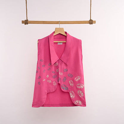 nona Lehr Asymmetric Shirt-Pink