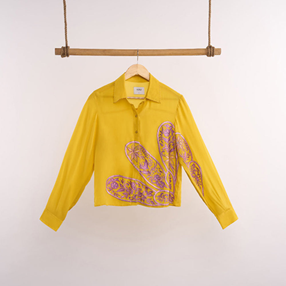 nona Lehr Regular Shirt-Yellow
