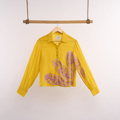 nona Lehr Regular Shirt-Yellow