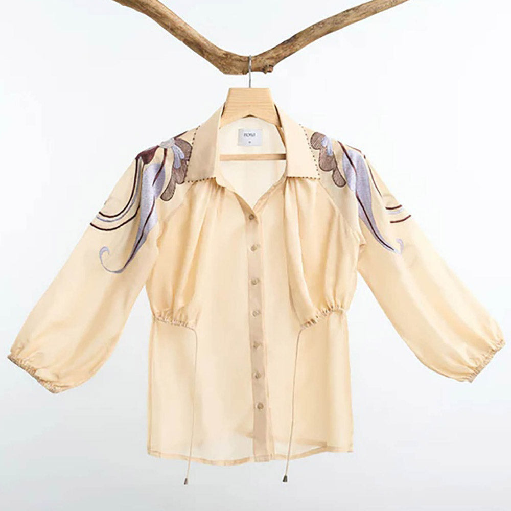 nona Beige Lehr Shirt