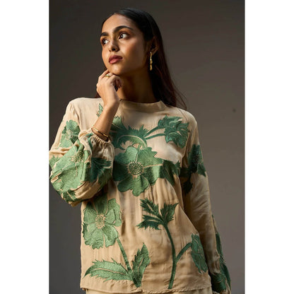 nona Beige Lehr Regular Top