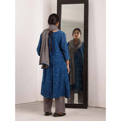 JAYATI GOENKA Taupe Solid Scarf