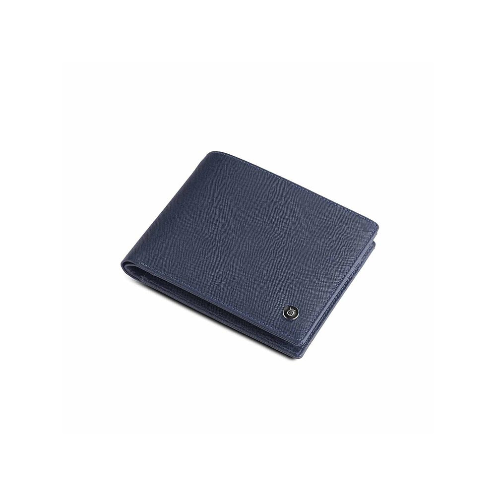 Lapis Bard Blue Stanford Bi-Fold Wallet With Coin Pouch