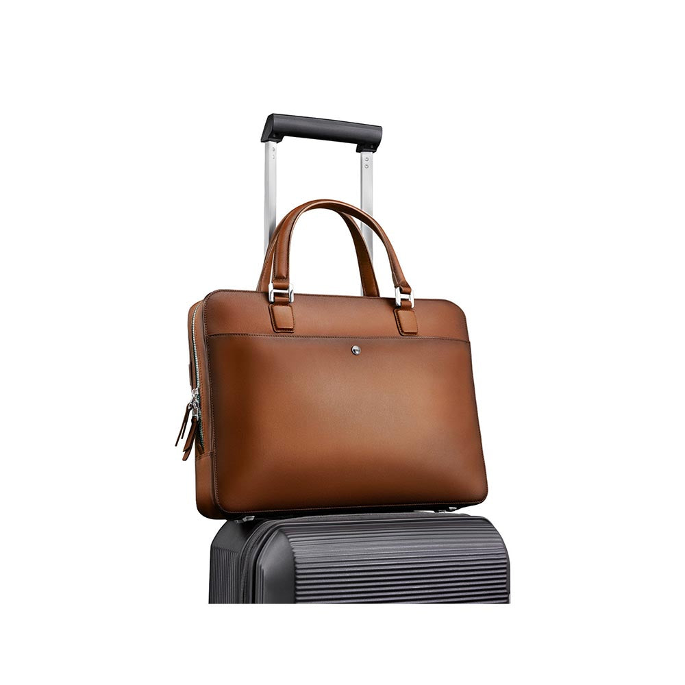 Lapis Bard Ducorium Spencer 14-inch Slim Laptop Business Bag Bordeaux