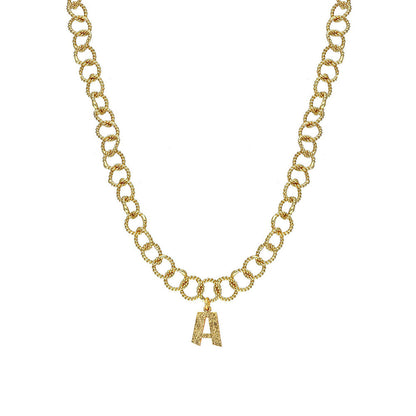 MNSH Signature Initial A Necklace